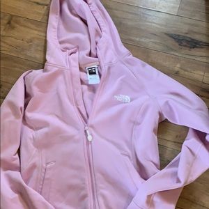 North Face zip up hoodie